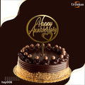 HBD42 | 5 inch  Happy anniversary Acrylic Cake Topper | Golden Colour | Party Cake Decoration (Copy) (Copy) (Copy) (Copy) (Copy) (Copy)