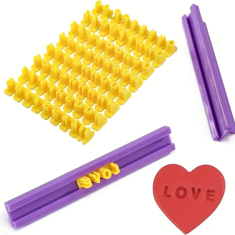 Alphabet Cake Press Set – A-Z Letters for Cake Decorating