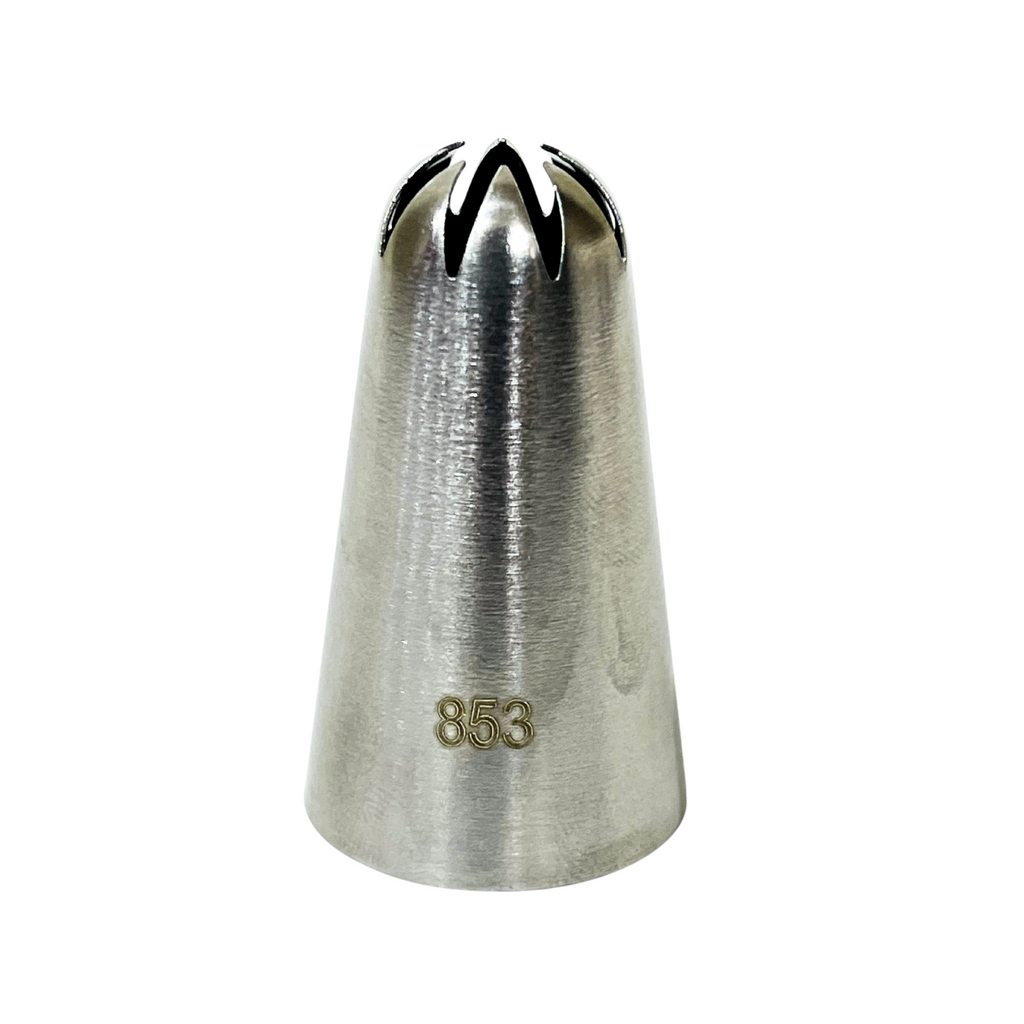 Rose Nozzle 853 – Stainless Steel Flower Piping Tip for Cake Decoration