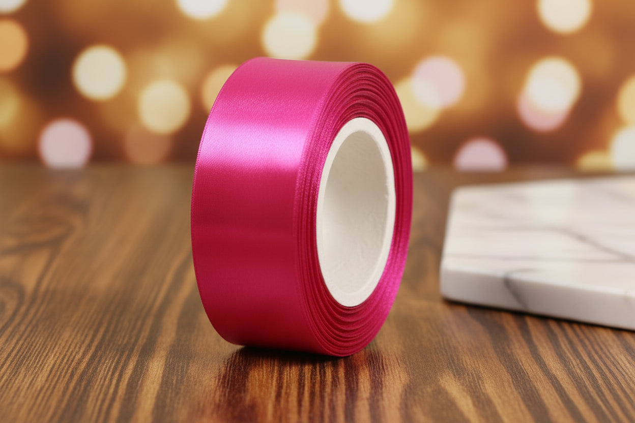 Multipurpose Decorative Ribbon –Pink | Perfect for Party & Gift Decorations