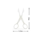 Flower Scissors for Cake Decoration – Plastic Cream Flower Making Tool