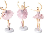 Cake Toy Ballet Doll Set (3 PCS) | Birthday Cake Decoration Topper