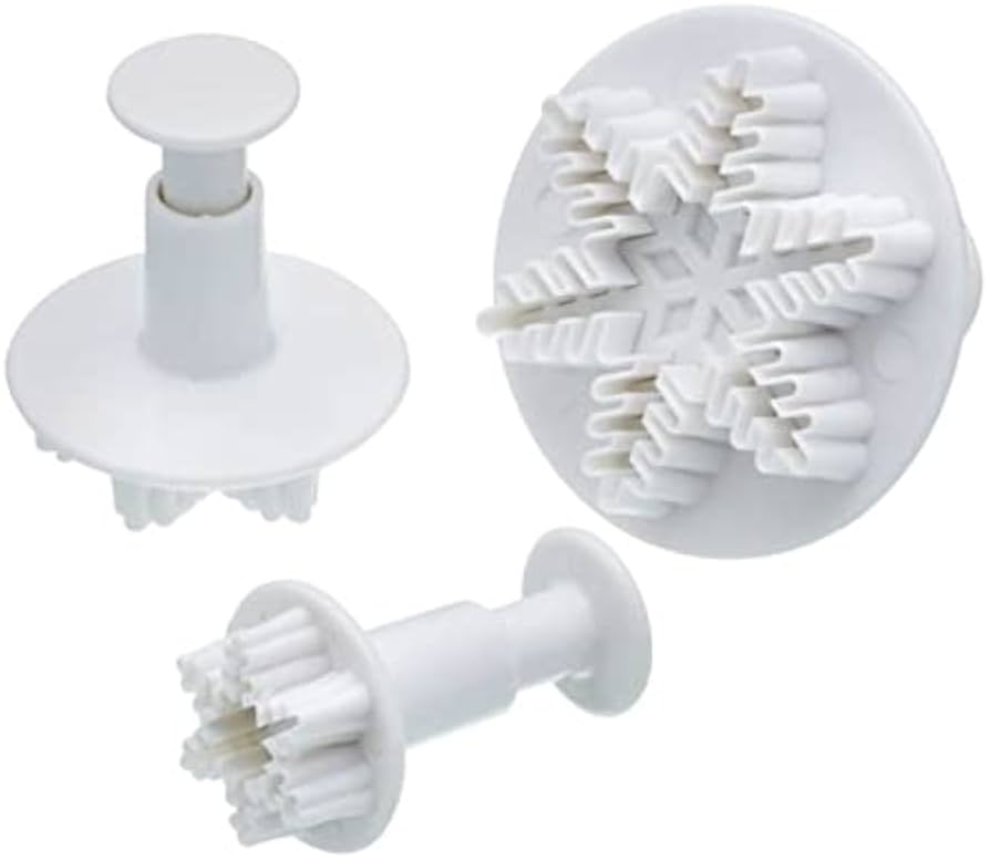 Snowflake Shape Cake & Cookie Cutter | Fondant Cutter | Baking Decoration Tool