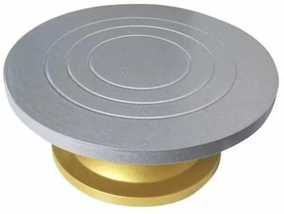 Cake Turntable Heavy Fiber – Non-Slip Rotating Cake Decorating Stand