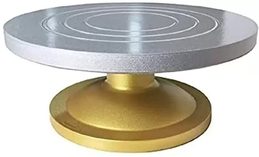 Cake Turntable Heavy Fiber – Non-Slip Rotating Cake Decorating Stand