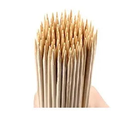 10 inch Bamboo Skewers Sticks for Grilling & BBQ – 100 pcs
