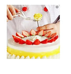 Flower Scissors for Cake Decoration – Plastic Cream Flower Making Tool