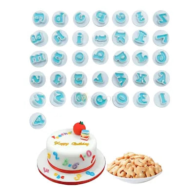 Lower Case Alphabet Fondant Cutter Set | Cake Decorating Letter Cutters (a–z)