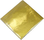 Golden Chocolate Wrapper Cut Foil – Small Size (200 Sheets) | Cake & Confectionery Packaging