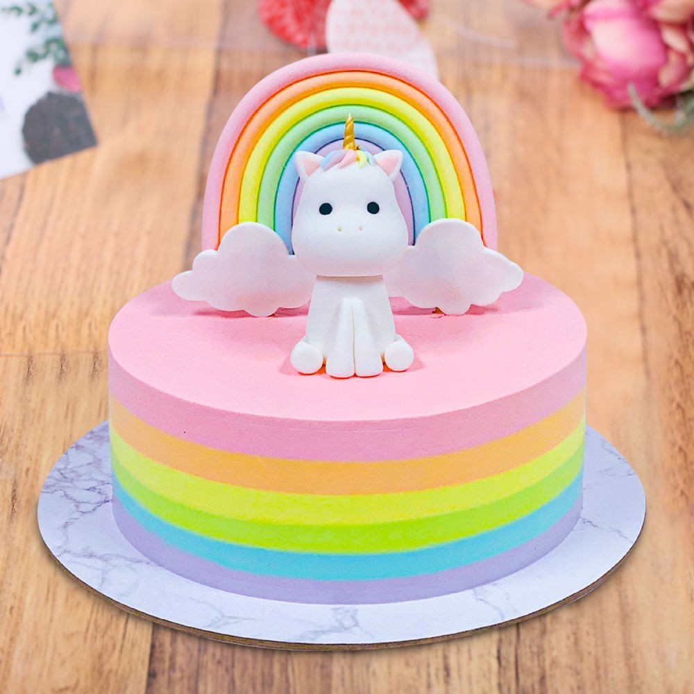 Unicorn Theme Cake Toy for Kids Birthday Cakes