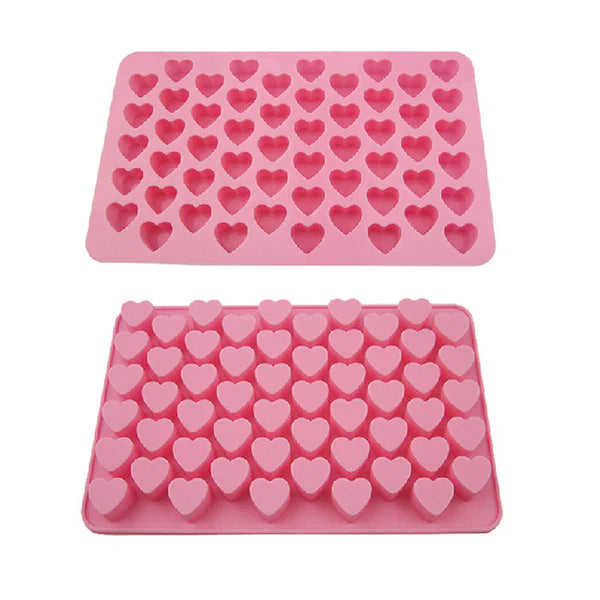 55 Cavity Heart Shape Silicone Chocolate Mould | Food Grade Baking Mould