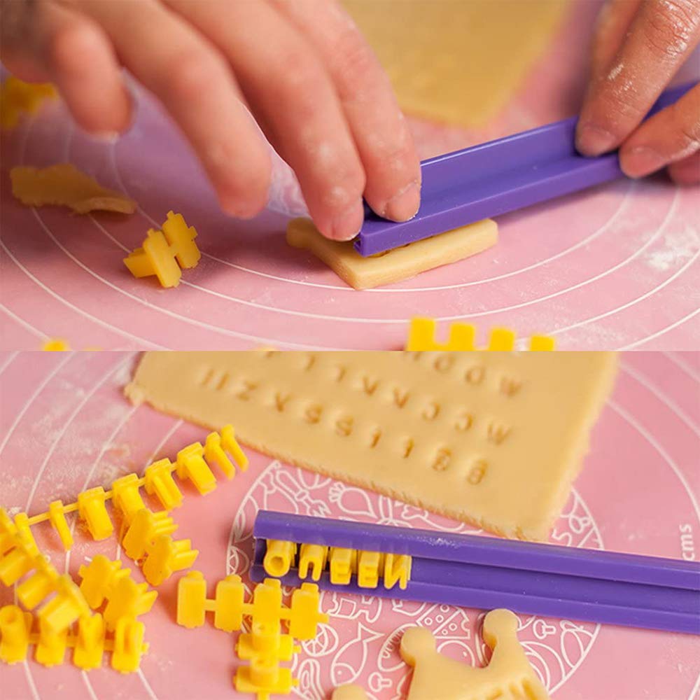 Alphabet Cake Press Set – A-Z Letters for Cake Decorating