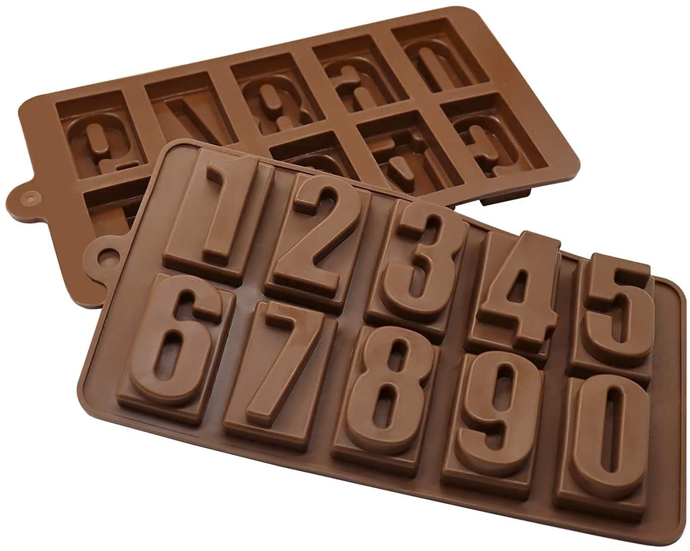 Big Size Silicone Chocolate Mould – Number Shape | Cake & Baking Material