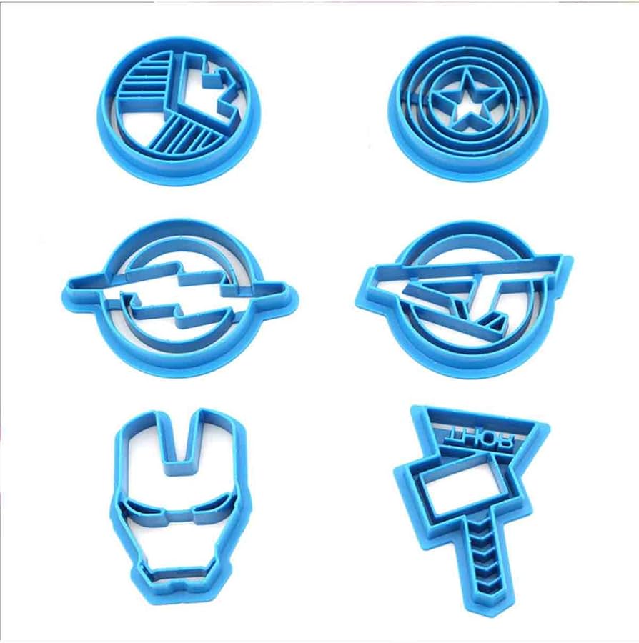 Avengers Theme Cake Cutter Set | Superhero Fondant & Cookie Cutter for Birthday Cakes