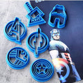 Avengers Theme Cake Cutter Set | Superhero Fondant & Cookie Cutter for Birthday Cakes