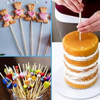 Wooden Cake Dowels Small – 50 Pieces | Cake Support Sticks