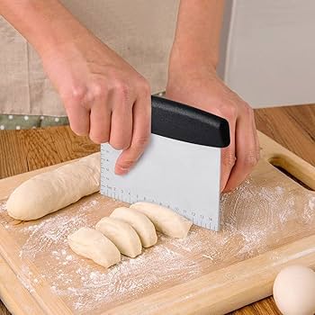 Heavy Duty Stainless Steel Cake Scraper | Smooth & Sharp Edge