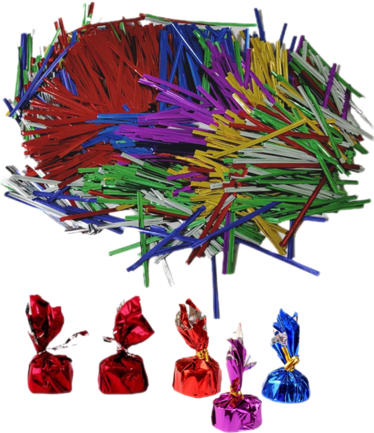 Twisters for Chocolate Wrapping – Candy & Gift Twist Ties