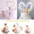 Cake Toy Fairy Set (3 Pcs) – Cute Fairy Cake Decoration for Birthday