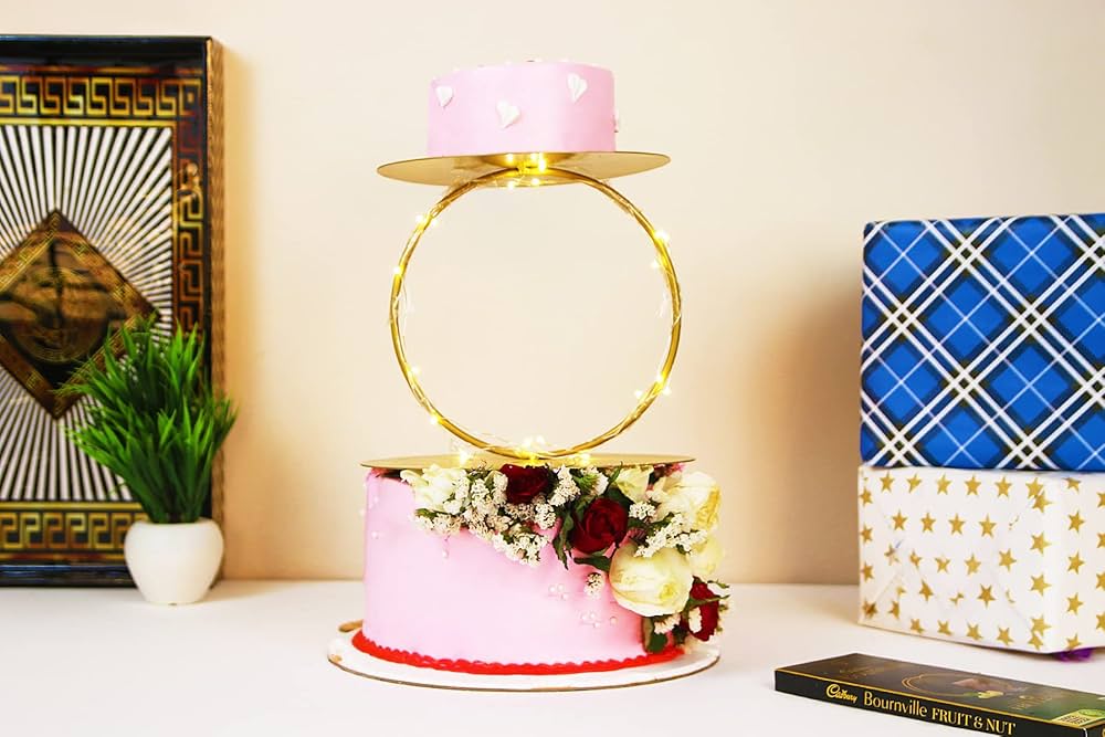 Big Round Metal Cake Spacer for Tiered Cakes – Baking & Cake Decoration Tool