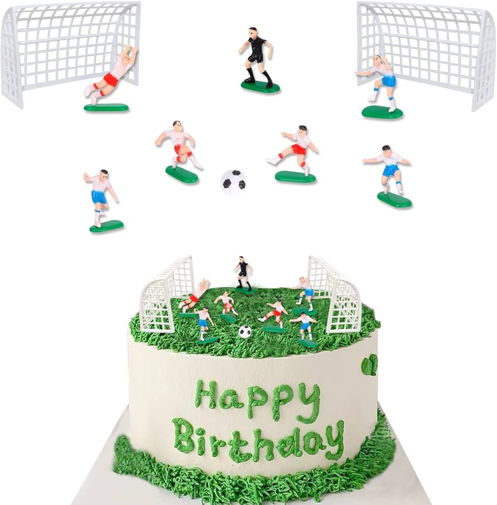 Mini Football Cake Toy – Sports Theme Birthday Cake Accessory