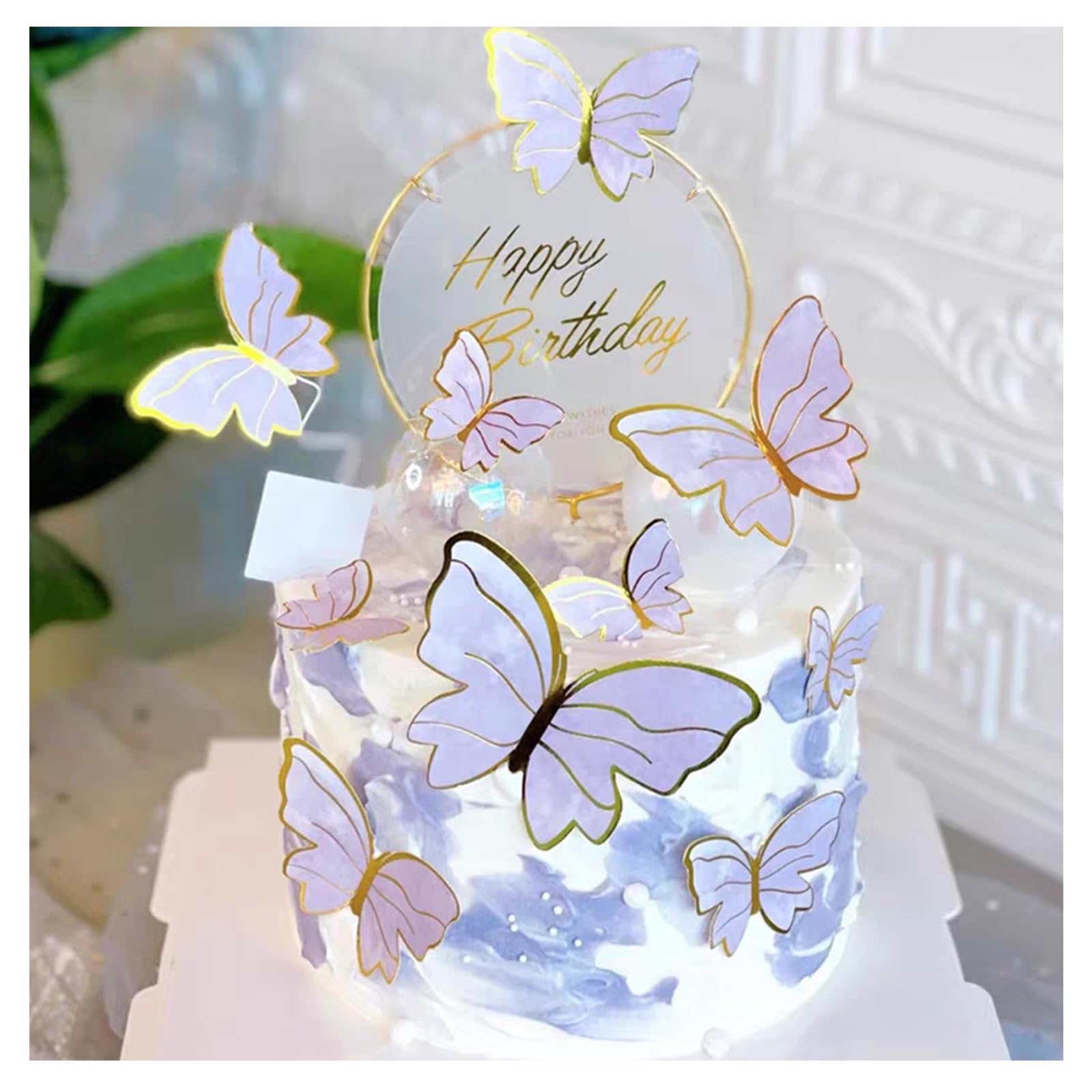New Butterfly Cake Topper Set – Assorted Colors