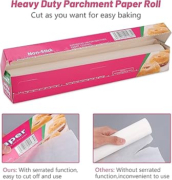 10m Eco-Friendly Heat-Resistant Baking Paper for Baking & Cooking