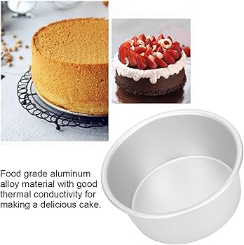 7×3 Inch Aluminium Round Cake Tin | Heavy-Duty Baking Pan