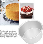 8×3 Inch Aluminium Round Cake Tin | Heavy-Duty Baking Pan