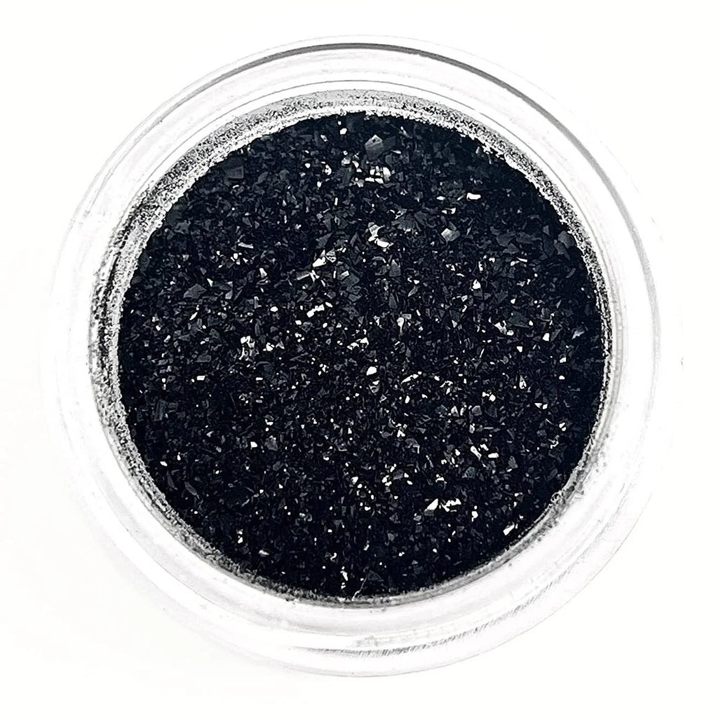 Black Shimmer Edible Glitter Dust for Cake Decoration