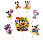 Mickey Mouse Cake Topper | Cartoon Birthday Cake Decoration | Party Cake Accessory