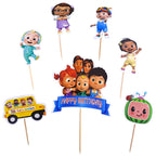Cocomelon Theme Birthday Cake Topper | Kids Cartoon Cake Decoration
