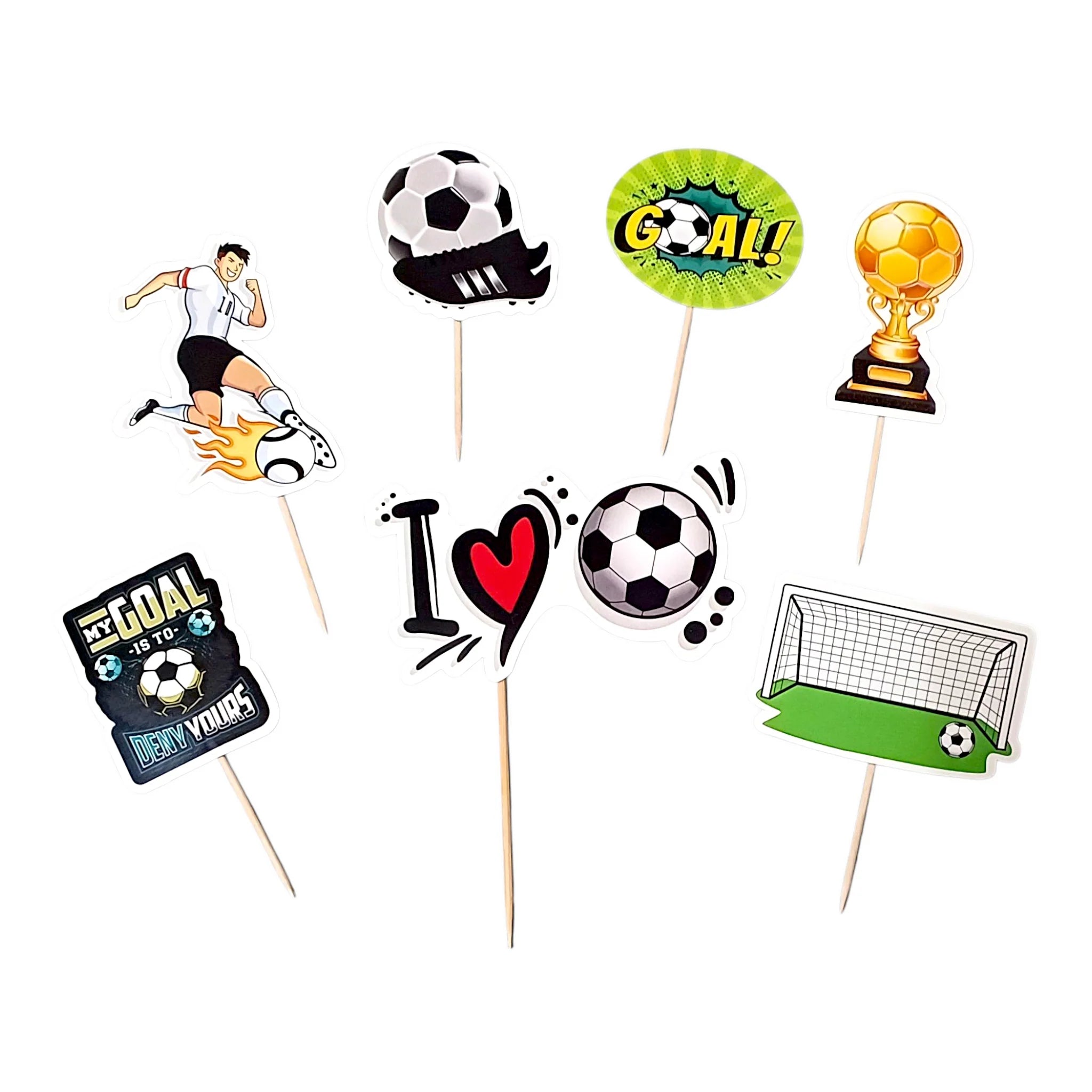 Football Cake Topper | Sports Cake Decoration | Party Cake Topper
