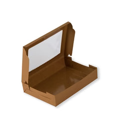 10 Pcs Baking Brownie Box – 6 Inch Brown Cake Packaging Box