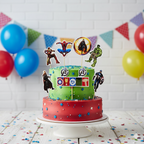 Super Hero Theme Cake Topper | Birthday Cake Decoration for Kids | Non-Acrylic