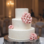 1 Pc Pink Peony Artificial Flower for Cake Decoration