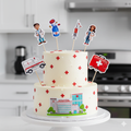 Doctor Theme Cake Topper for Birthday & Graduation | Medical Cake Decoration