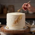 Golden Shimmer Glitter for Cake Decoration