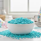 50g Light Sky Blue Sugar Balls for Cake Decoration