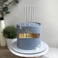 SD9 | Side Acrylic Cake Topper for Birthday & Celebration Cakes
