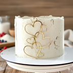 Connecting Hearts Acrylic Cake Topper | Cake Decoration Topper