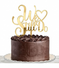 HBD50 | 5 inch We Still Do Acrylic Cake Topper | Golden Colour | Party Cake Decoration