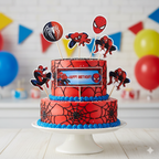 Spiderman Cake Topper | Kids Birthday Cake Decoration | Party Cake Accessory