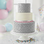 20g Silver Sprinkles Big  – Edible Silver Balls for Cake Decoration