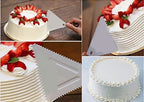 Triangle Scraper for Cake Decorating – Plastic 3 Pc Set