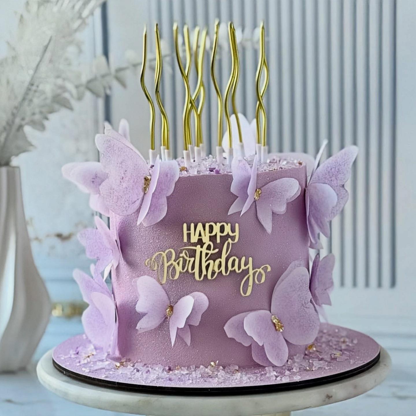 SD2 | Side Acrylic Cake Topper for Birthday & Celebration Cakes