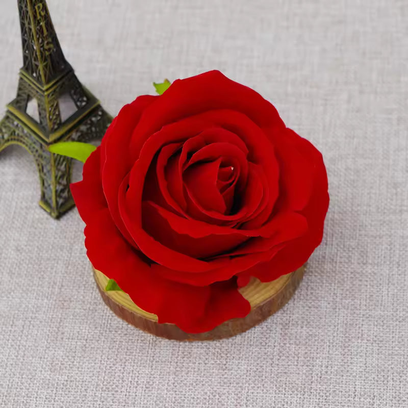 1 Pc Small Red Rose Cake Decoration