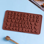 Silicone Chocolate Mould – Number Shape | Food-Grade Baking Mould