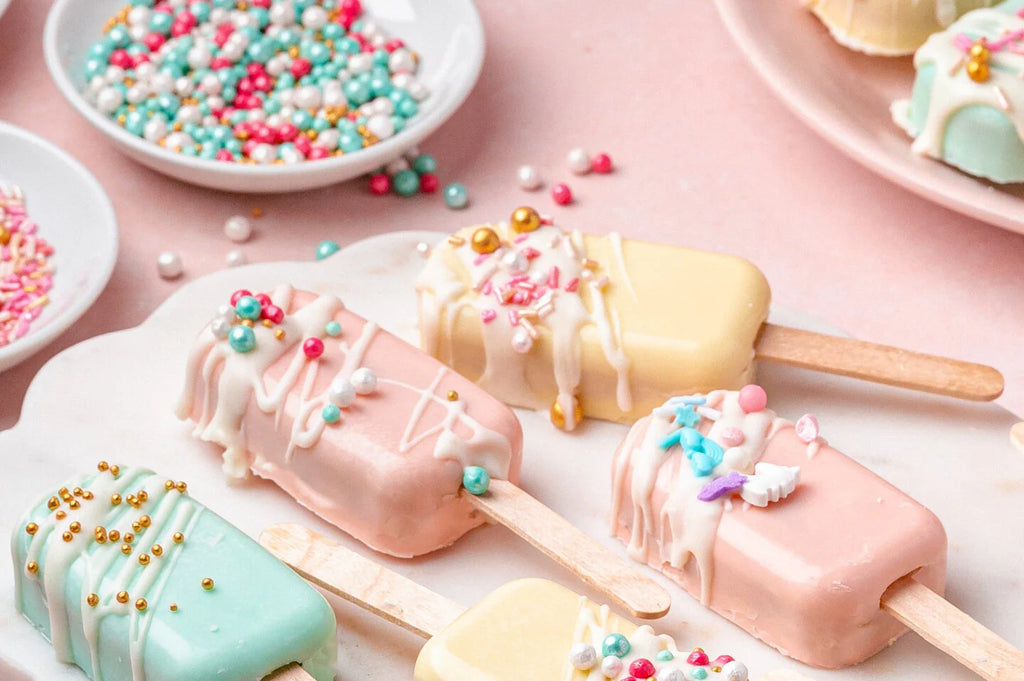 Cakesicle Sticks 50 Pcs | Food Grade Wooden Popsicle Sticks for Cake Pops