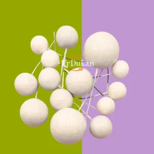 Cream Cake Decoration Balls – Faux Sugar Balls, 20 Pcs Pack